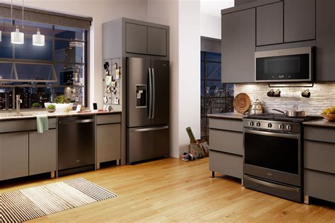 color of kitchen cabinets when having stainless steel appliances|best stainless steel cabinet colors.